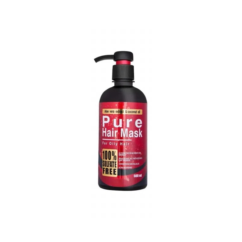 ماسک مو بیلیارد پمپی با آبکشی حاوی عصاره آلوئه ورا و روغن نارگیل حجم 500 میل