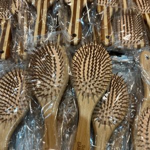 برس چوبی بامبو اصل بیضی