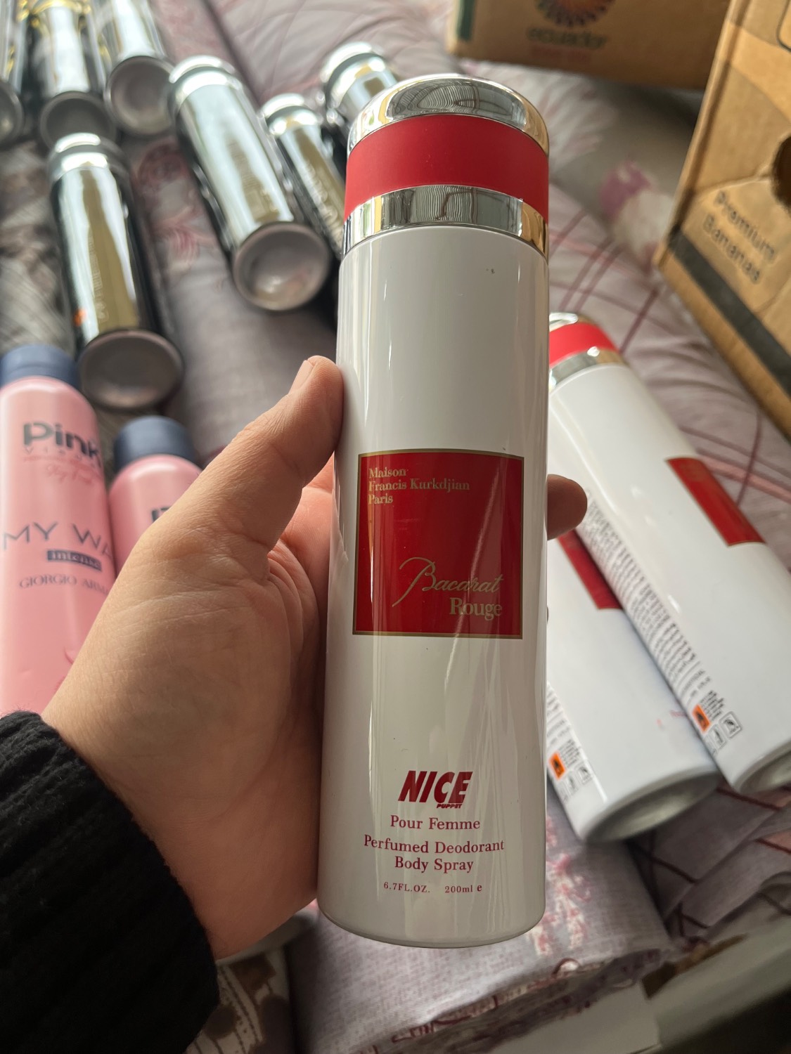 اسپری نایس رایحه باکارات رژ